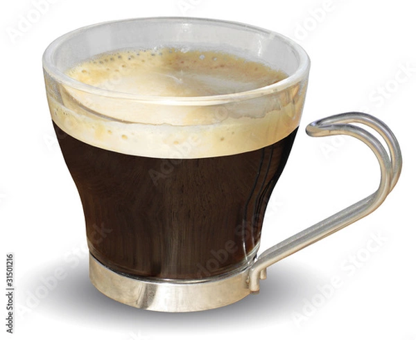 Obraz Café tasse en verre
