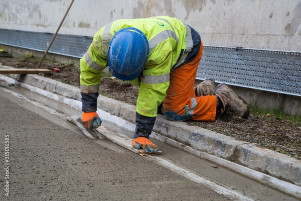 Obraz Concrete contractor