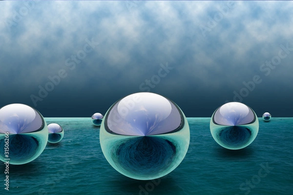 Obraz Kugeln im Meer