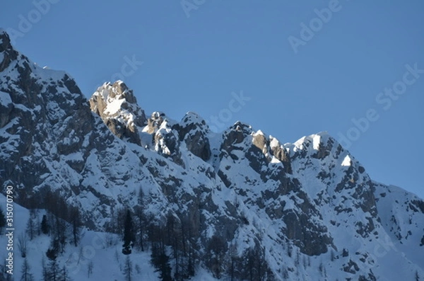 Obraz Montagna innevata