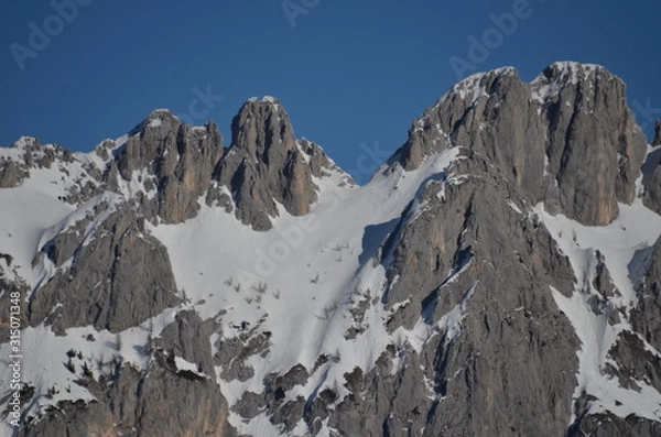 Obraz Montagna innevata