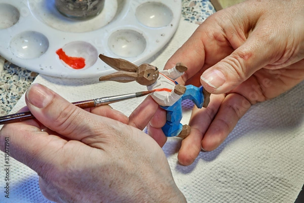 Obraz Holzkunst aus dem Erzgebirge