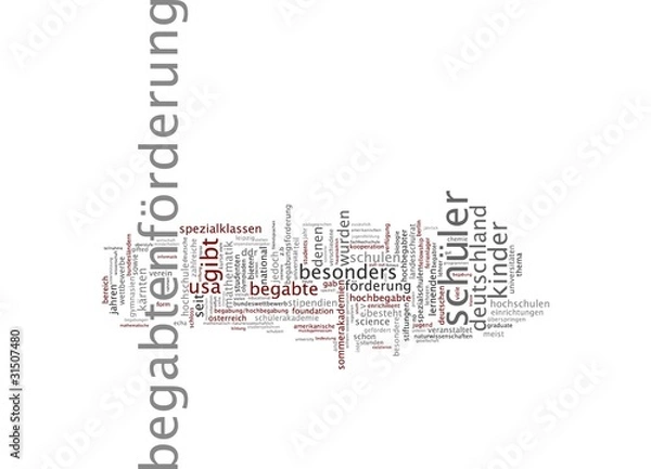 Fototapeta Begabtenförderung