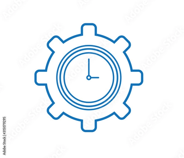 Fototapeta Time management icon vector 
