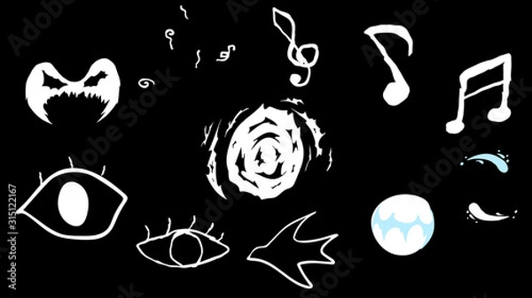 Fototapeta Abstract Elements Collection