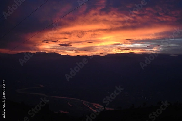 Fototapeta Atardecer