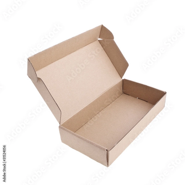 Obraz Empty open paper box