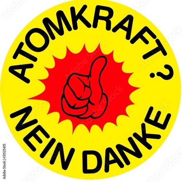Obraz Atomkraft nein Danke
