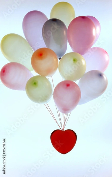 Obraz fliegendes Herz