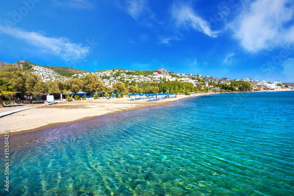 Fototapeta Camel Beach Summer w Bitez, Bodrum, Turcja