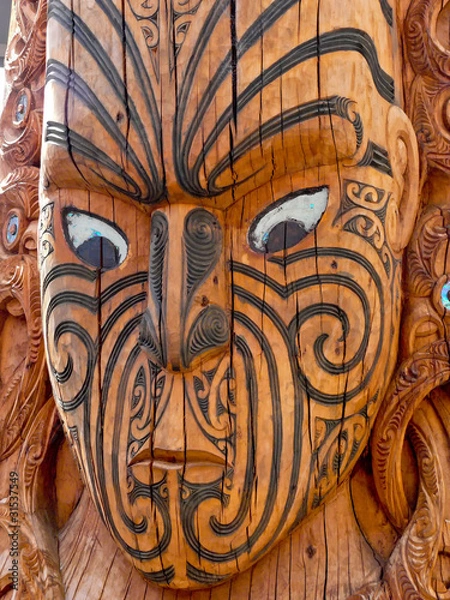 Obraz Maori Warrior Mask