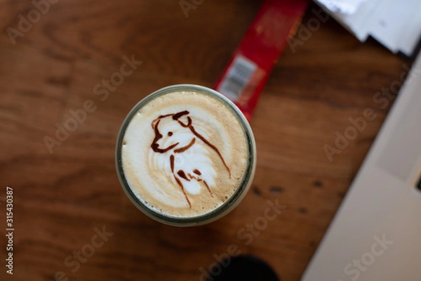 Obraz pupper latte