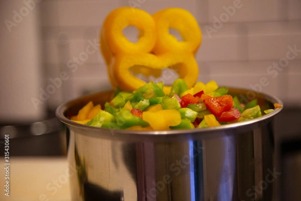 Obraz yellow smile pepper