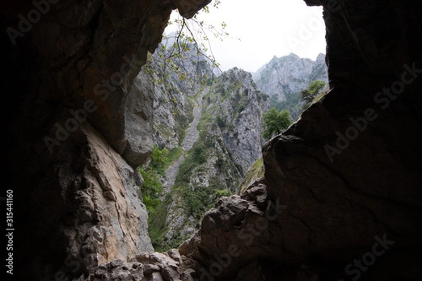 Fototapeta Faille dans la roche