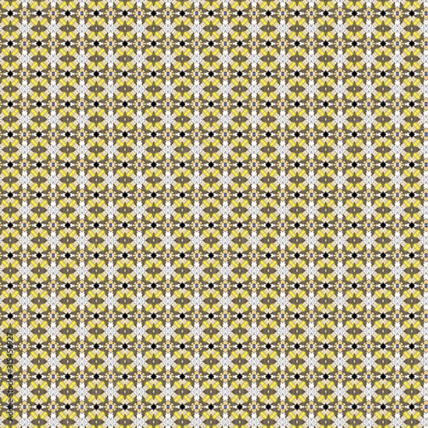 Fototapeta Brown repeated seamless geometric pattern