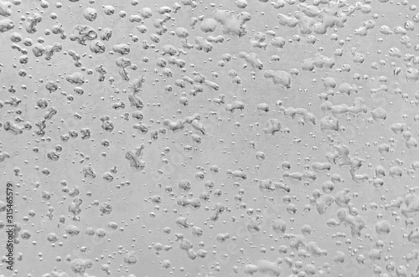 Fototapeta Abstract metal texture with drop