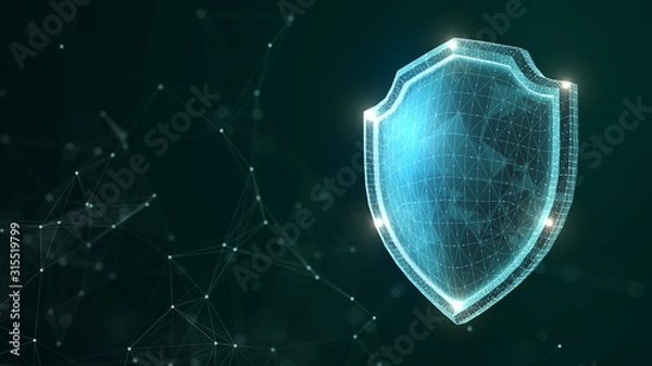 Obraz Tarcza technologii renderowania 3D