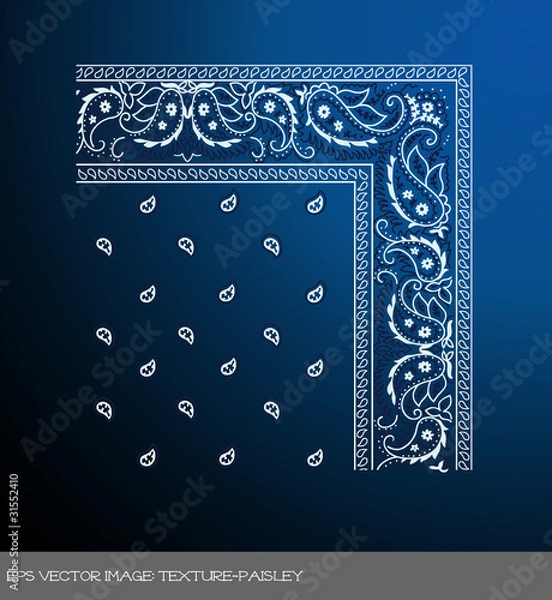 Fototapeta eps Vector image: texture-paisley