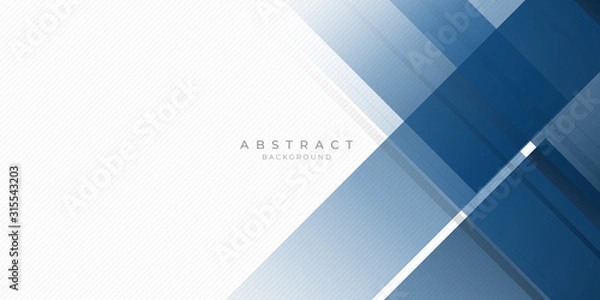 Fototapeta Modern Simple Dark Blue Pantone Abstract Background Presentation Design for Corporate Business and Institution.