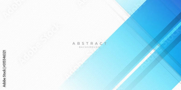 Fototapeta Modern Simple Blue Grey Abstract Background Presentation Design for Corporate Business and Institution.