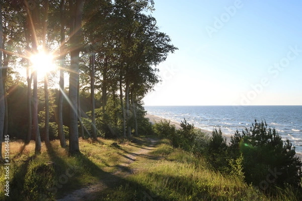 Fototapeta Steilküste Bansin
