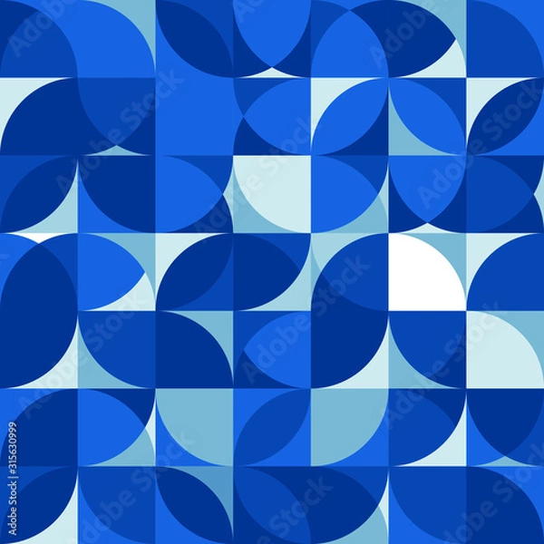 Fototapeta Creative seamless abstract geometrical shape pattern
