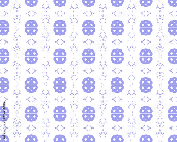 Fototapeta Seamless vector pattern in ornamental style. Geometric desing texture for wallpaper and gifts.