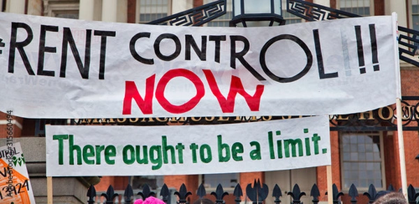 Obraz Rent Control Now Banner