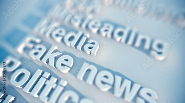 Obraz Fake news