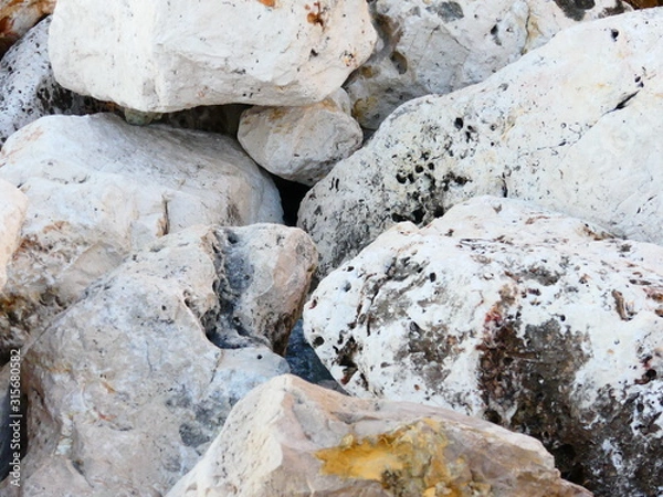 Fototapeta Roche blanche