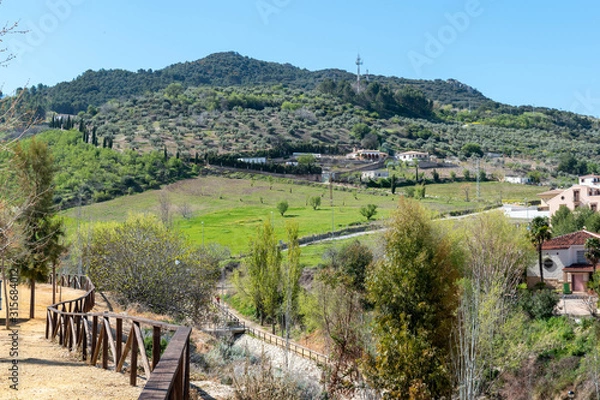 Obraz Mountain Side walk