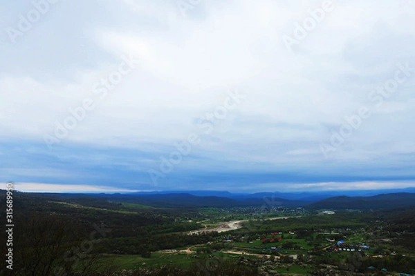 Fototapeta landscape with sky