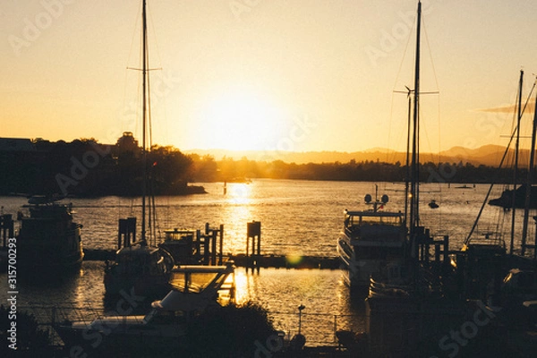 Obraz sunset in Victoria