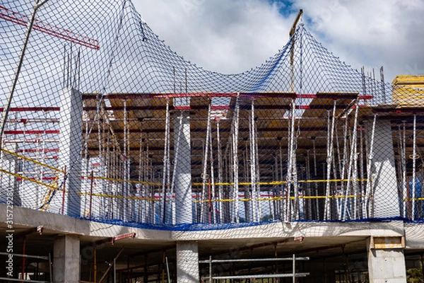 Fototapeta Struts on a building site