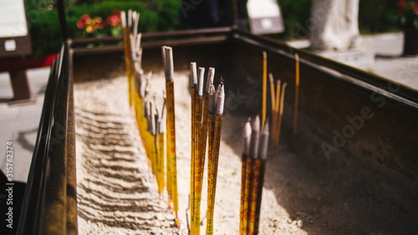 Obraz burning incense