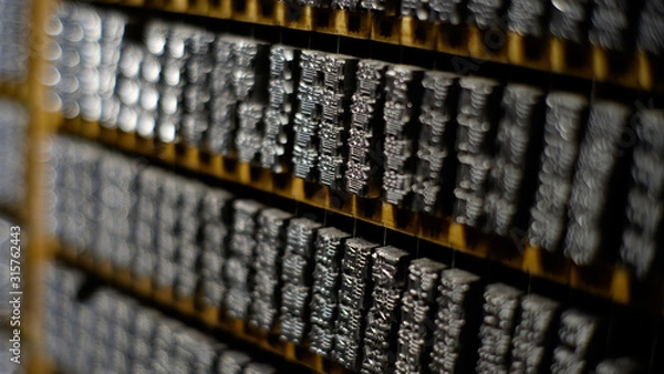 Fototapeta Chinese character pattern on a wall