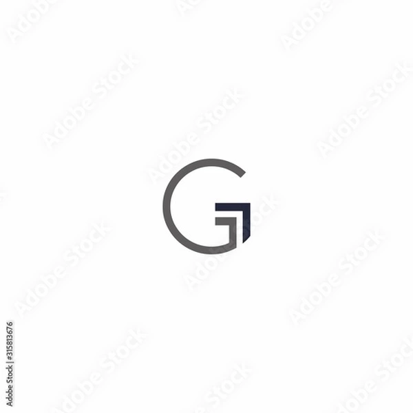 Obraz letter g logo