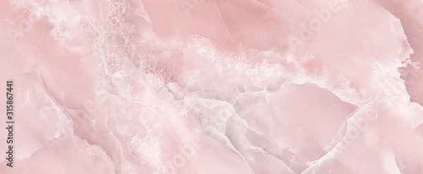 Fototapeta Polerowany marmur onyksu o wysokiej rozdzielczości, marmur Emperador, powierzchnia agatu naturalnego kamienia breccia, nowoczesny włoski marmur do dekoracji wnętrz i na zewnątrz płytek ceramicznych, tapeta.