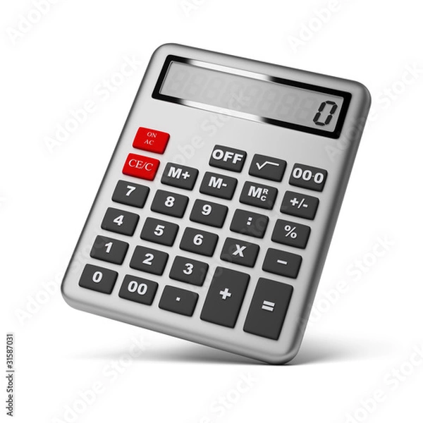 Fototapeta calculator
