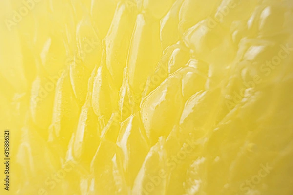 Fototapeta Bright juicy citrus pulp close-up. High-quality image is suitable for topics: healthy lifestyle, vitamins, proper nutrition, diet, summer, fresh juices. Background fruit texture.
