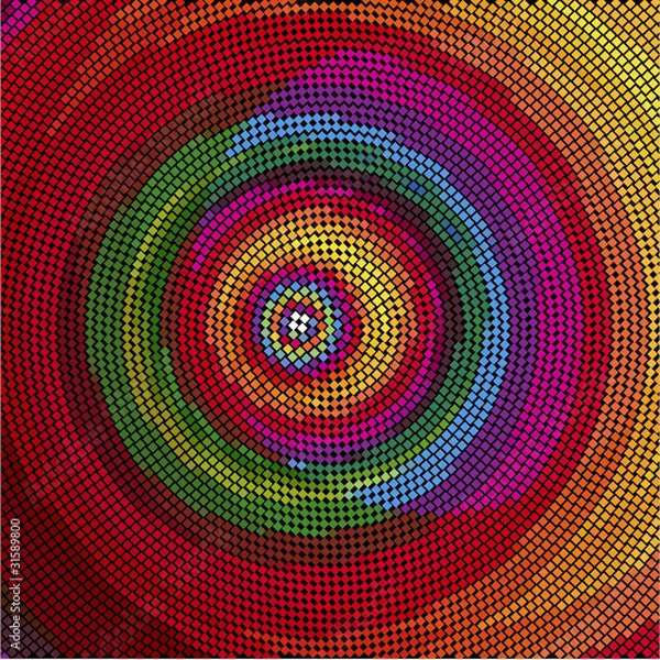 Fototapeta vector mosaic