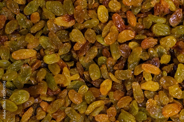 Fototapeta raisins texture