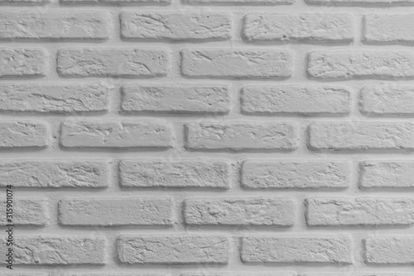 Fototapeta white brick wall texture