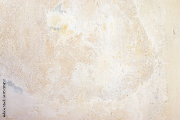 Obraz Rough whitewashed wall texture