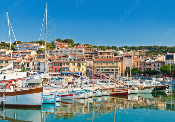 Obraz The seaside town of Cassis in the French Riviera