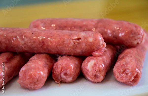 Obraz Raw sausage