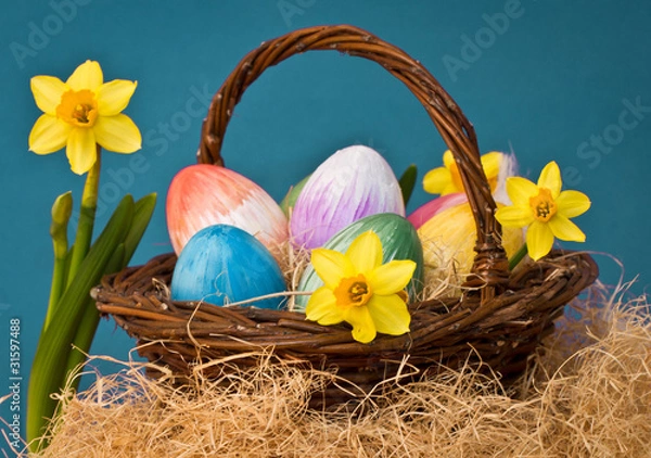 Fototapeta Easter Basket