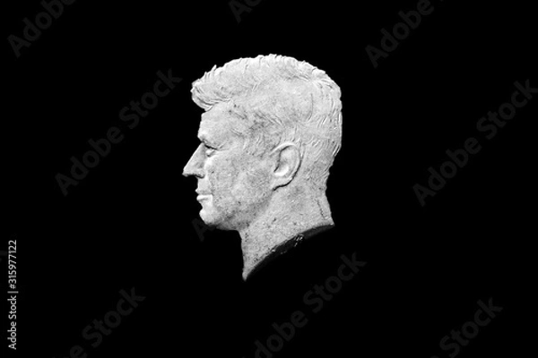Obraz JFK Coin Bust