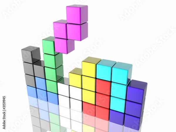 Obraz tetris game
