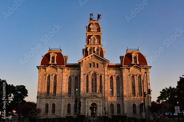 Obraz Parker County Courthouse at Sunset